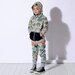 Minti Dino World Furry Trackies - Grey Marle