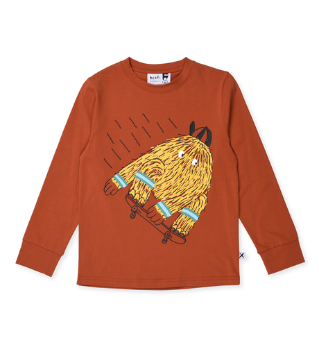 Minti Downhill Monster Tee - Rust