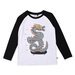 Minti Dragon Skater Tee - White Marle/Black