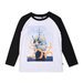 Minti Trouble At Sea Tee - White Marle/Black