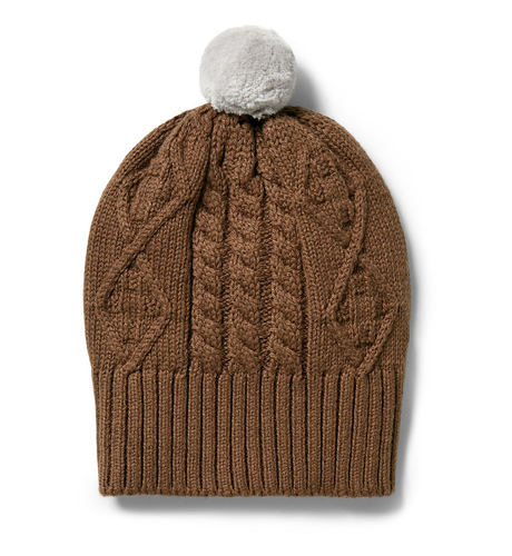 Wilson & Frenchy Knitted Cable Hat - Dijon