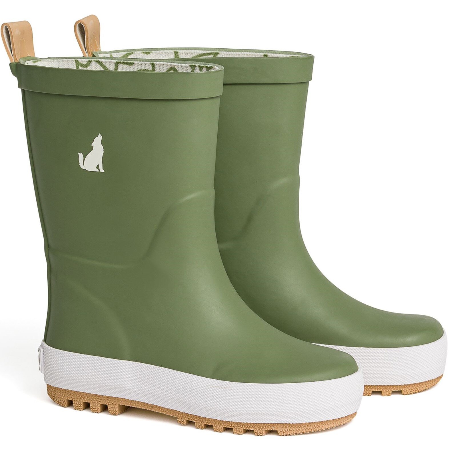 Crywolf Rain Boots Khaki FOOTWEAR Rainboots Kids Clothing NZ Shop Online Kid Republic W22 Cry Wolf D1