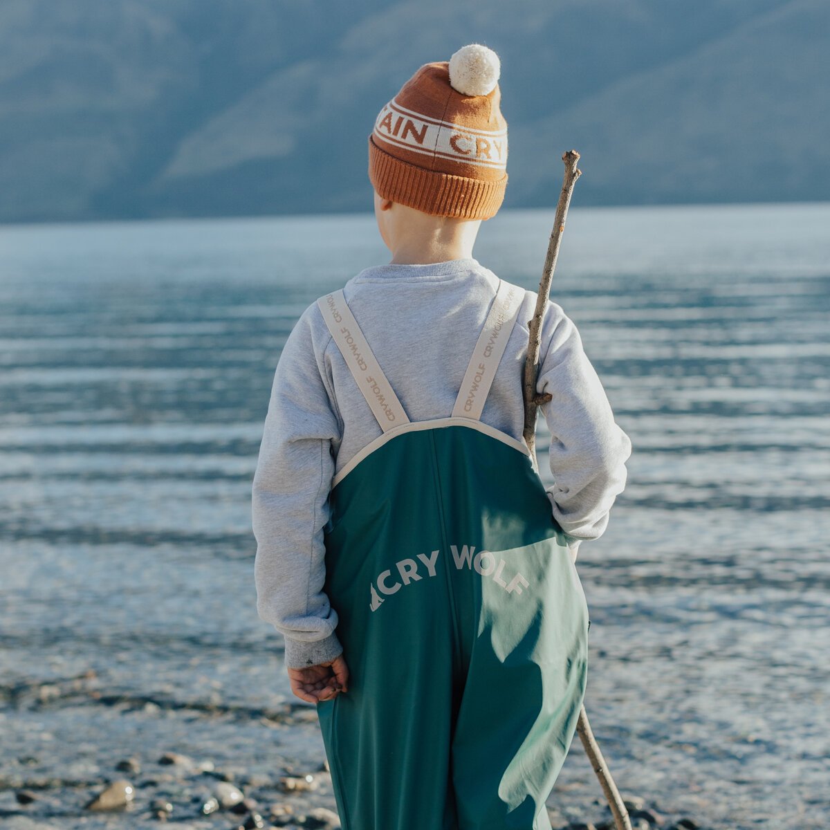 Crywolf Rain Overalls Dark Teal CLOTHINGRAINWEAR Kids Clothing