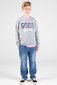 Good Goods Morris Varsity Print Crew - Marle Grey