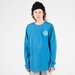 Good Goods L/S Ready Set Swell Print Tee - Ocean Blue