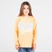 Good Goods Issy Varsity Stack Print Tee - Peach