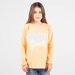 Good Goods Issy Varsity Stack Print Tee - Peach