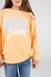 Good Goods Issy Varsity Stack Print Tee - Peach