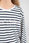 Good Goods Issy Signature Embroidery Tee - Navy Stripe