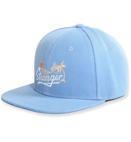 Hello Stranger Stranger Snapback Cap - Blue