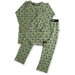 Hello Stranger Palms Winter PJs - Green