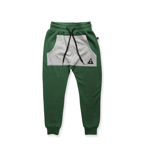 Hello Stranger Pocket Track Pant - Forest/Grey