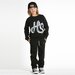 Hello Stranger HS Raglan Crew - Black