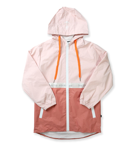 Hello Stranger Rainy Days Jacket - Pink/Coral
