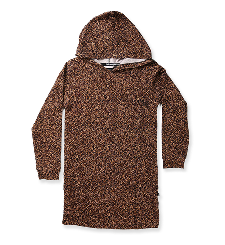 Hello Stranger Hooded Dress - Leopard