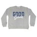 Good Goods Morris Varsity Print Crew - Marle Grey