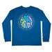 Good Goods L/S Ready Set Swell Print Tee - Ocean Blue