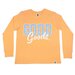 Good Goods Issy Varsity Stack Print Tee - Peach