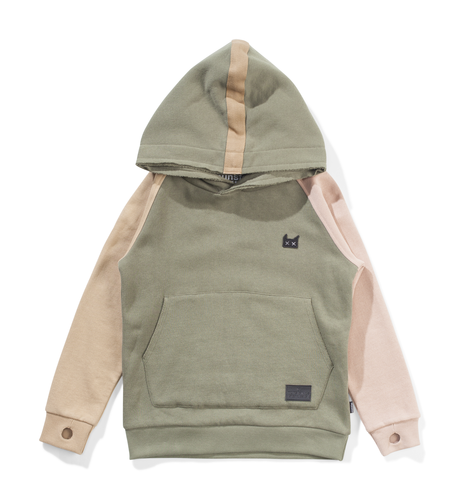 Munster Crisscross Hoody- Olivine/Dusk/Sand