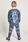 Munster Whabang Fleece Crew- Mid Blue Dye