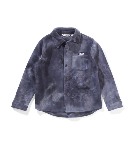 Munster Polar Dye Shirt- Navy Dye