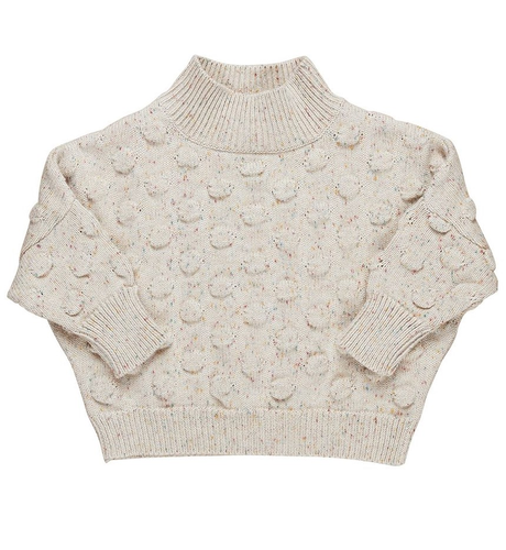 Huxbaby Sprinkles Knit Almond Jumper