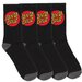 Santa Cruz Teens Classic Dot Socks (Size 7-11) - Black