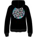 Santa Cruz Classic Dot Front Pullover Hoody - Black