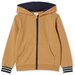 Milky Baby Hooded Zip Thru - Sand