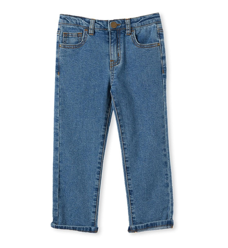 Milky Relax Denim Jean - Light Wash