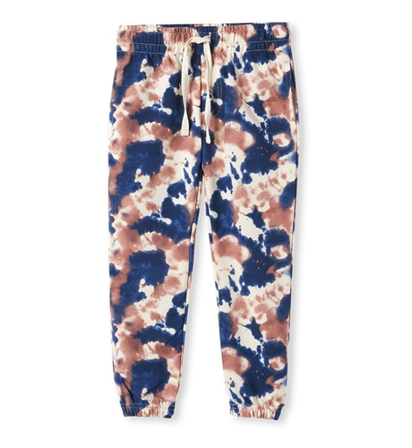 Milky Tie Dye Track Pant - Off White