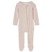 Milky Petals Zip Romper - Pink Marle