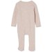 Milky Petals Zip Romper - Pink Marle