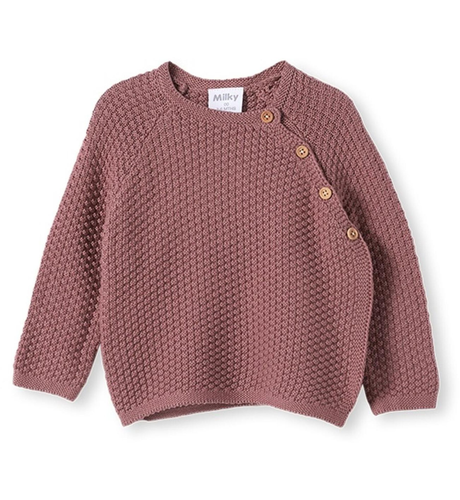 Milky Mulberry Baby Knit Jumper