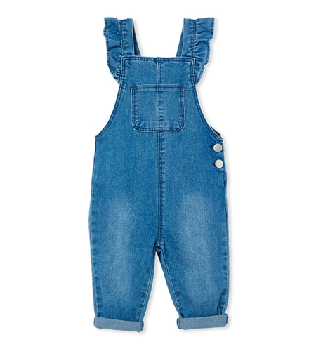 Milky Baby Denim Overall