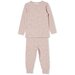 Milky Petals PJ'S - Pink Marle