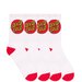 Santa Cruz Teens Classic Dot Socks (Size 7-11) - White