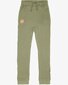 The Girl Club Olive Green Rib Cotton Lounge Pants