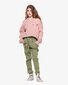 The Girl Club Olive Green Rib Cotton Lounge Pants