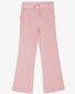 The Girl Club Rose Pink Rib Cotton Wide Leg Pants