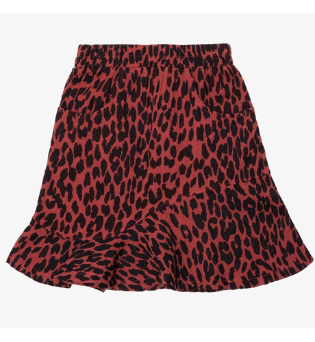 The Girl Club Leopard Print Flare Panel Skirt
