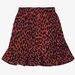 The Girl Club Leopard Print Flare Panel Skirt
