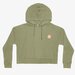 The Girl Club Olive Green Rib Cotton Hood