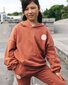 The Girl Club Smiley Terracotta Wide Hem Hood