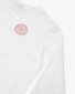 The Girl Club Smiley White Straight Hem Tee