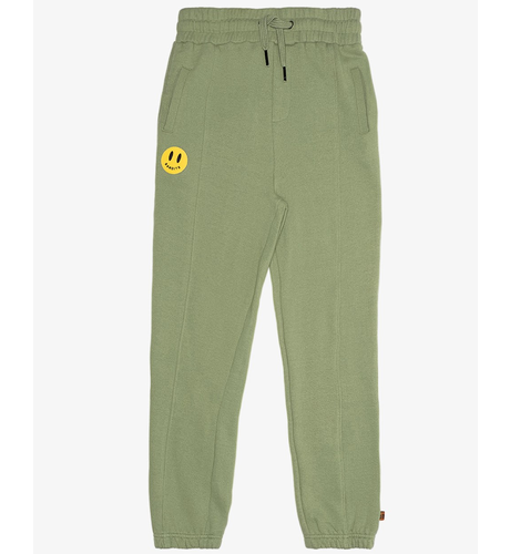 Band Of Boys Moss Green Bandits Smiley Fleece Joggers