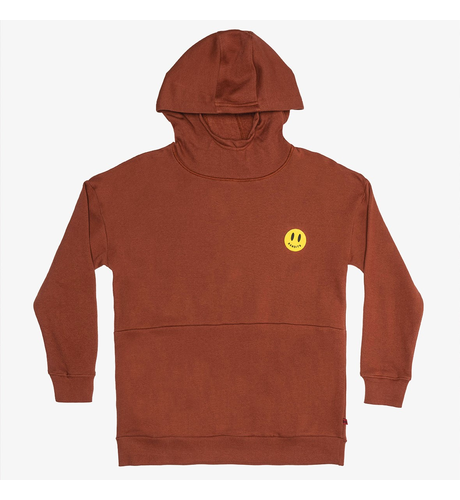 Band Of Boys Clay Brown Bandits Smiley Panel Fleece Hood