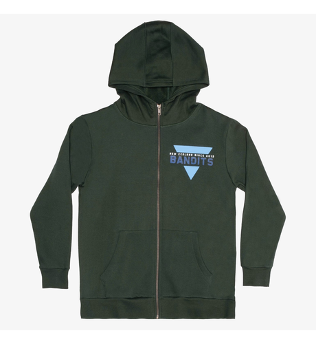 Band Of Boys Bandits 90's Lockup Zip Fleece Hood