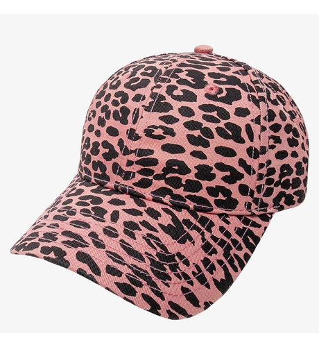 The Girl Club Leopard Print Hip Hop Cap