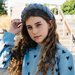 The Girl Club Blue Rib Cotton Braided Headband